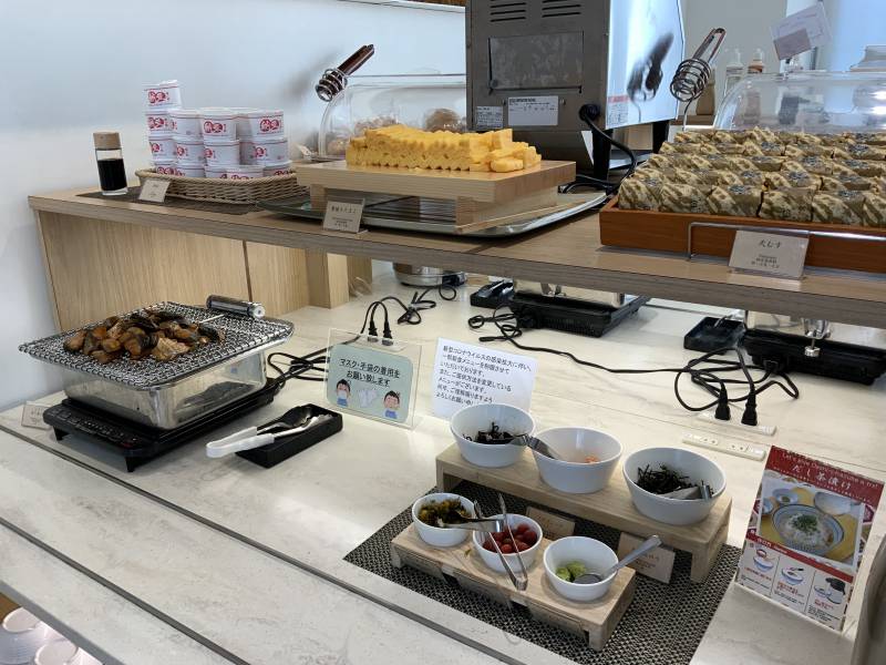 無料朝食「日替わりビュッフェ」