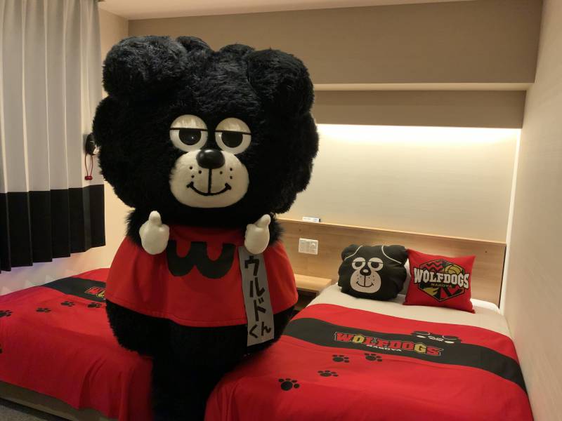 ツインルームのウルドくん