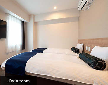 Standard plan: Twin room with free breakfast