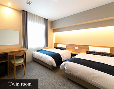 Standard plan: Twin room with free breakfast