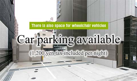 Car parking available(There is also space for wheelchair vehicles)